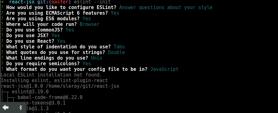 ESLint Configuration