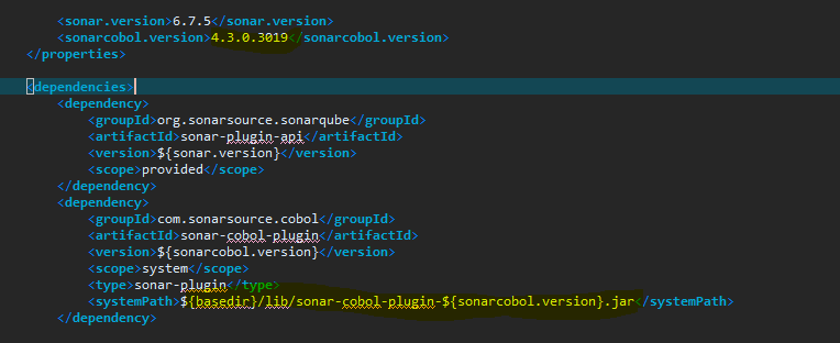 SonarQube Cobol POM