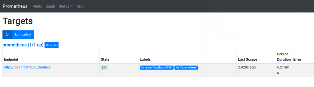 Prometheus UI