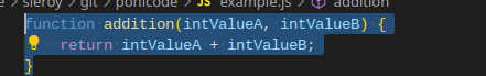 refactored example function