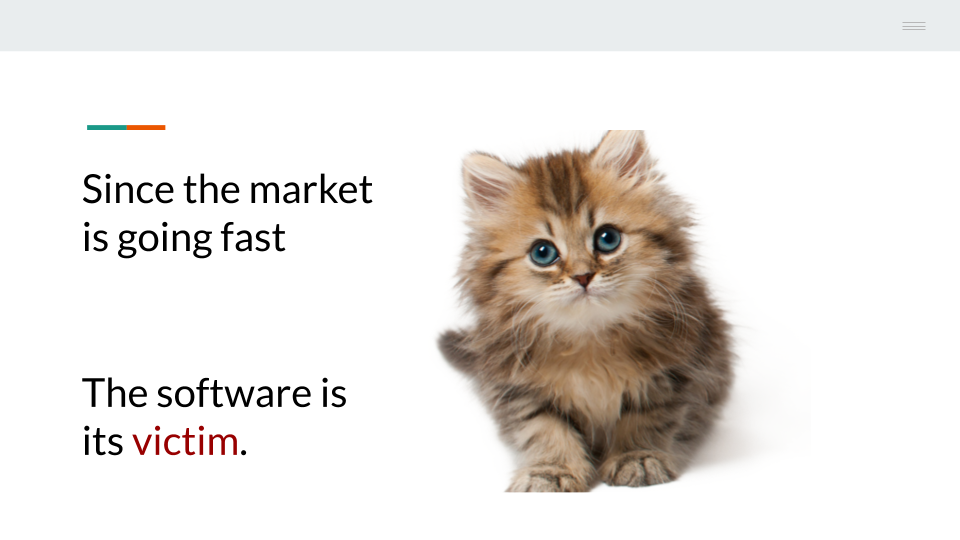 Marketing trends are killing software per dozen