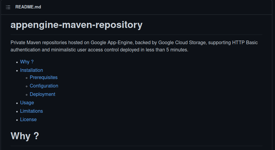 Maven repository with GCP AppEngine