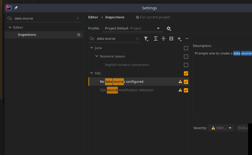 JPA/ORM in IDEA